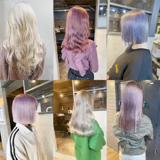 セミロング yoriダブルカラー 代表すがわらのヘアスタイル