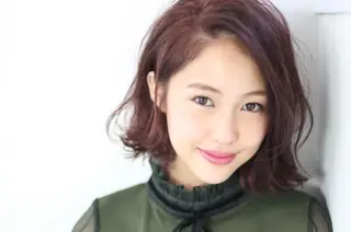 ミディアム カラー パーマ 🍀日比野 哲二のヘアスタイル