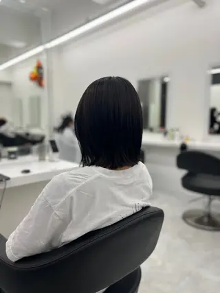 ミディアム ヘアアレンジ 🫧ハイトーン/ 髪質改善/ヒナタ🫧のヘアスタイル