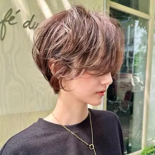 ショート カラー お悩み解決ショート/ 似合わせカット/といのヘアスタイル