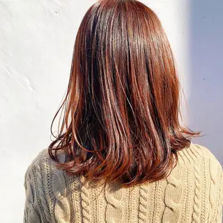 ミディアム カラー 中川 竜誠のヘアスタイル