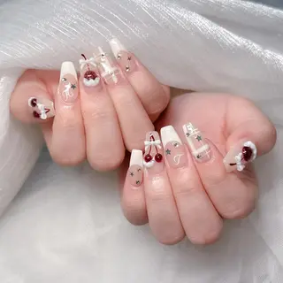 ロング カラー Bling Salonのネイルデザイン