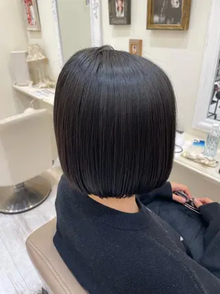 ミディアム 大坪 未空のヘアスタイル