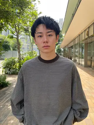 メンズ メンズ清潔感のプロ 💈メンズパーマ藤田のヘアスタイル