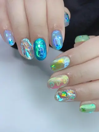 ネイル ･:*+.✳︎˚✧₊ MAKI NAILのネイルデザイン