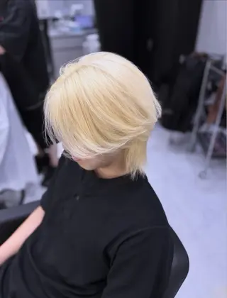 ミディアム カラー メンズ 山田 瑛司のヘアスタイル