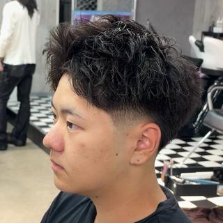 ショート パーマ メンズ メンズサロン👨 カットパーマ特化涼太のヘアスタイル