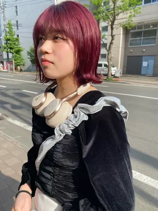 ショート カラー 東田 恋のヘアスタイル