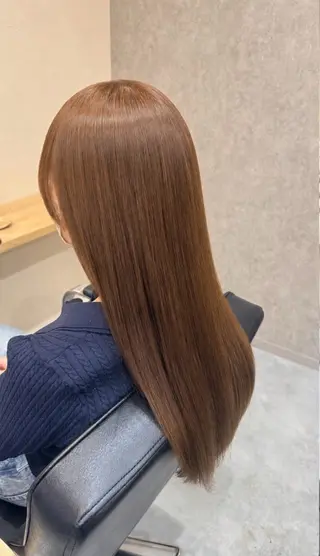 セミロング 🍒透明感カラー /ダブルカラー🍒のヘアスタイル