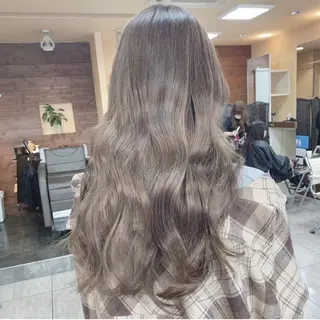 ロング レイヤー/艶髪カラー 森本くるみのヘアスタイル