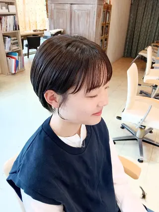 ショート ショート/似合わせ みやじまのヘアスタイル