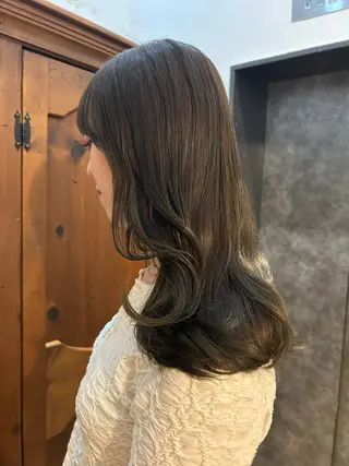ロング カラー ブラウンカラー 🦔🪷なりたりみのヘアスタイル