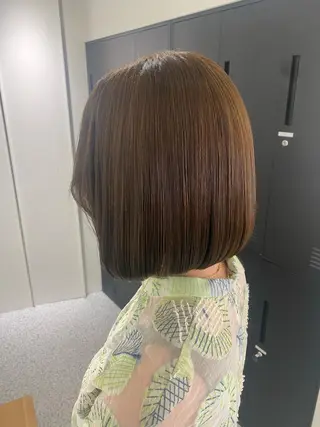 ショート カラー パーマ ヘアアレンジ 🫧赤み消し＊艶髪 nanami🫧のヘアスタイル