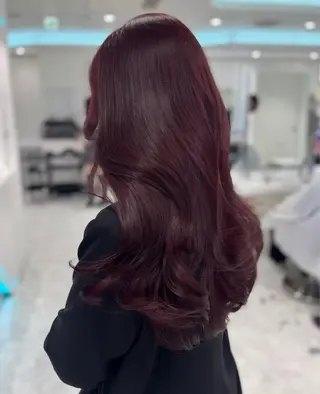 ロング カラー 大人っぽ韓国ヘア 💙yuma💙のヘアスタイル