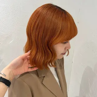 カラー Nagi /ヘアメ /艶カラー/メンズのヘアスタイル