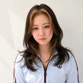 ミディアム ダウンパーマ特化💎 ボブ・レイヤーりなのヘアスタイル