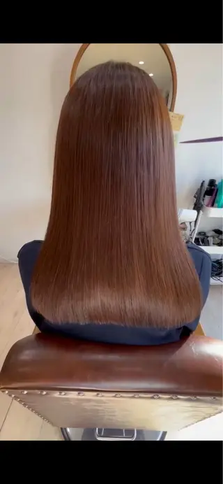 セミロング カラー 髪質改善𖧷美髪𖧷 ayakaのヘアスタイル