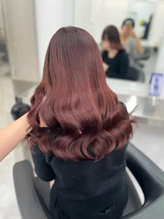 ロング 🍒韓国暖色ヘア NO.1🍒🪽のヘアスタイル