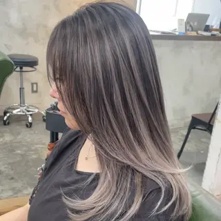 ロング カラー 💎桑原勇志/ ショート/ハイトーンのヘアスタイル