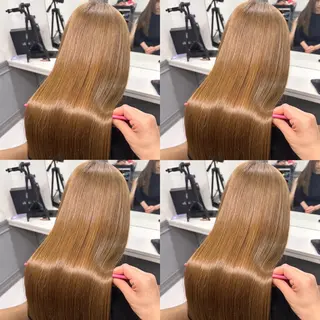 ロング カラー 🦋REISA🦋 エクステ×ハイトーンのヘアスタイル