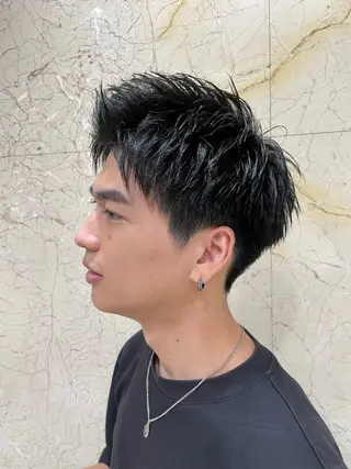ショート メンズ CHIRU hair salonのヘアスタイル