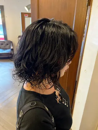 ミディアム パーマ 【カットモデル募集】 武田 好誠のヘアスタイル