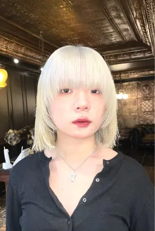 ミディアム カラー デザインカラー⭐︎★ 🐆hyo🐆のヘアスタイル