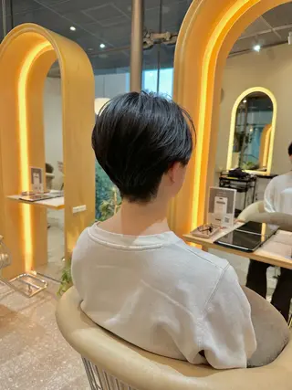 ショート 撮影モデル募集【くび れショートボブ】馨のヘアスタイル