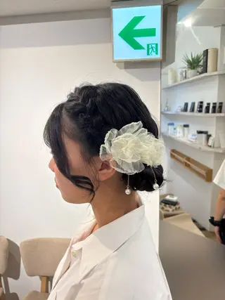 ミディアム ヘアアレンジ ️韓国ヘア/レイヤー カット❤️Yūkaのヘアスタイル
