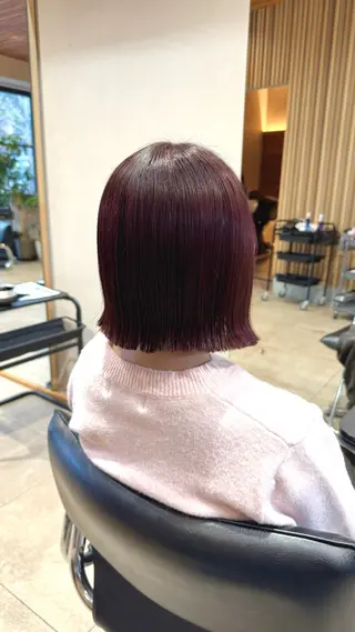 ショート 愛花/久屋大通/ 切りっぱなしボブのヘアスタイル
