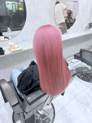 ロング 🦋ハイトーン🦋 石山 希理🦋のヘアスタイル