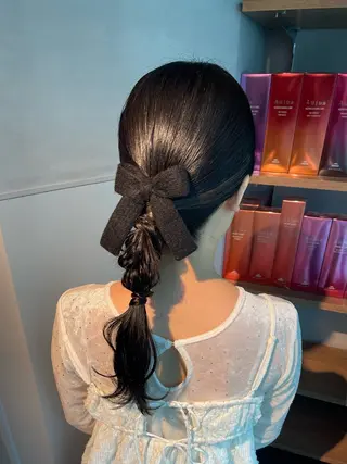 ヘアアレンジ 透明感カラー💎¦ アレンジ¦Rimiのヘアスタイル