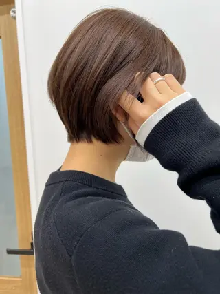 ショート カラー レイヤーボブ/ボブ 仲川和人のヘアスタイル