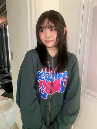 ミディアム カラー rento🎨 /Wカラーモデル募集のヘアスタイル