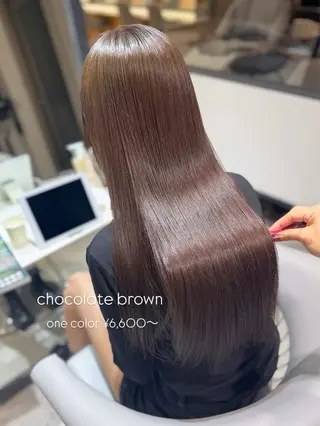 ロング カラー ヘアセット/レイヤー 赤み消し/はるかのヘアスタイル