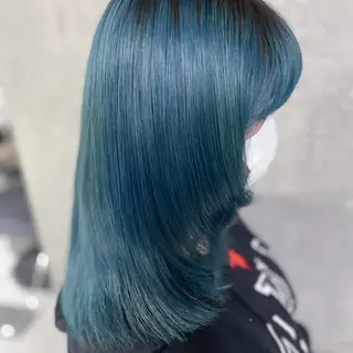 セミロング カラー 🫧なずな🫧恵比寿 アンドヘルシーのマツエク・マツパデザイン