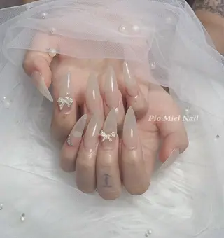ネイル HANA 長さだしのネイルデザイン