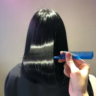セミロング カラー パーマ ヘアアレンジ メンズ キッズ ネイル マツエク・マツパ KANAMI 🌏のヘアスタイル
