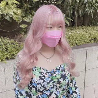 ミディアム カラー ヘアアレンジ メンズ キッズ マツエク・マツパ ブリーチの髪様 MASATOのヘアスタイル