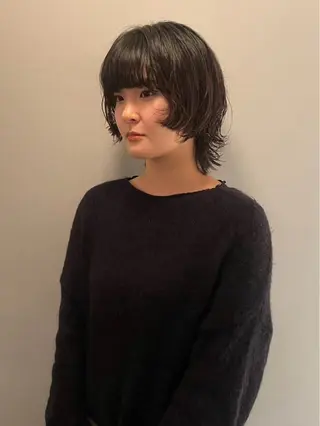 ショート 🍁ボブパーマ.レイ ヤーボブ🍁陸来のヘアスタイル