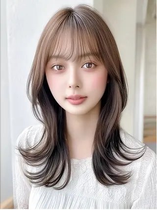 ミディアム 🧶 Towa 艶髪カラー🧶のヘアスタイル