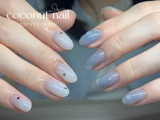 ネイル 神田 ココナッツのネイルデザイン