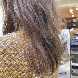 セミロング カラー ヘアアレンジ 【ダメージレス施術】 【透明感】北村 拓也のヘアスタイル