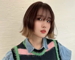 ショート カラー メンズ 冨永 雄大のヘアスタイル