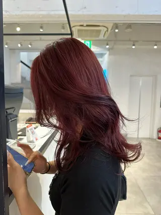 ロング カラー 韓国ヘアメンズ・レデ ィース特化ミクのヘアスタイル