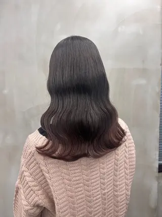 セミロング 透明感 オリーカラー Anna ʚ🎀ɞのヘアスタイル