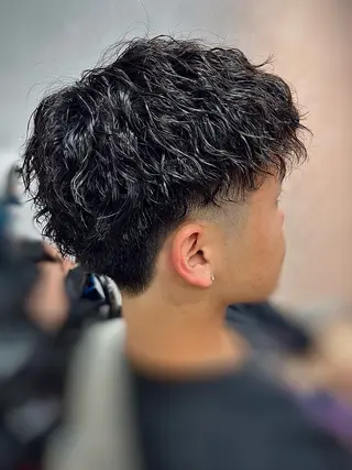 ショート カラー パーマ ヘアアレンジ メンズ キッズ TOON 川崎店 👫🏼橋本貴志のヘアスタイル