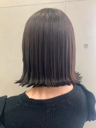 ミディアム おせ ちさとのヘアスタイル