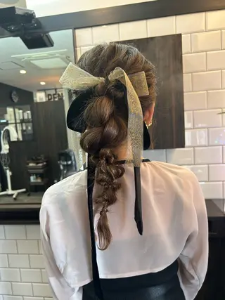 ヘアアレンジ 岡田 七海のヘアスタイル