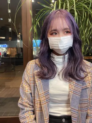 セミロング ♡レイヤーカット れお♡のヘアスタイル